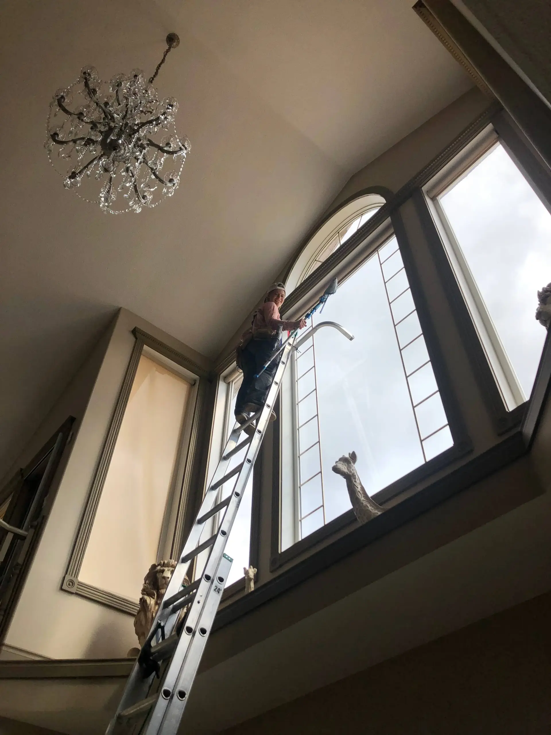 Peace Home Services window cleaning work