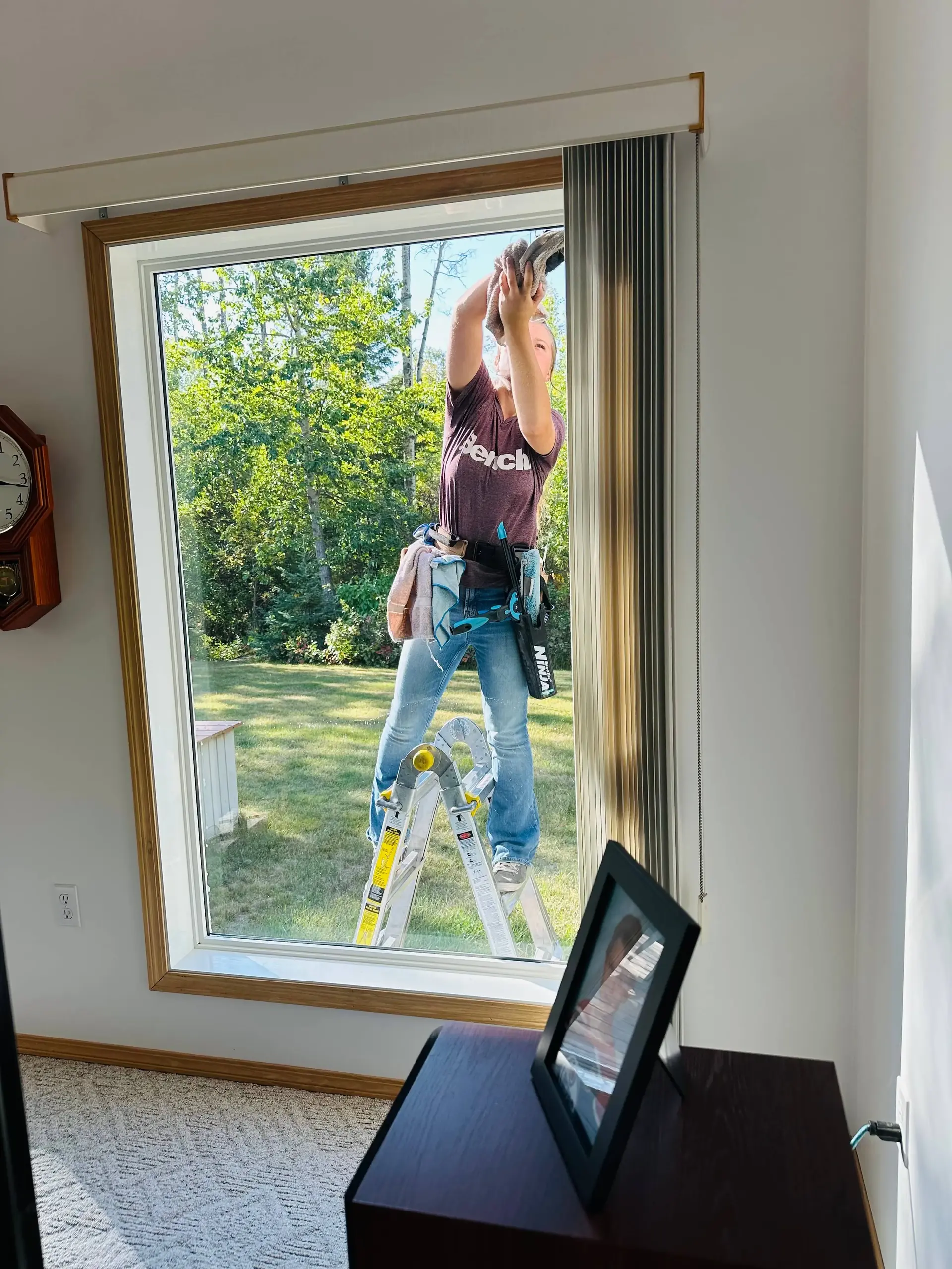 Professional window cleaning service
