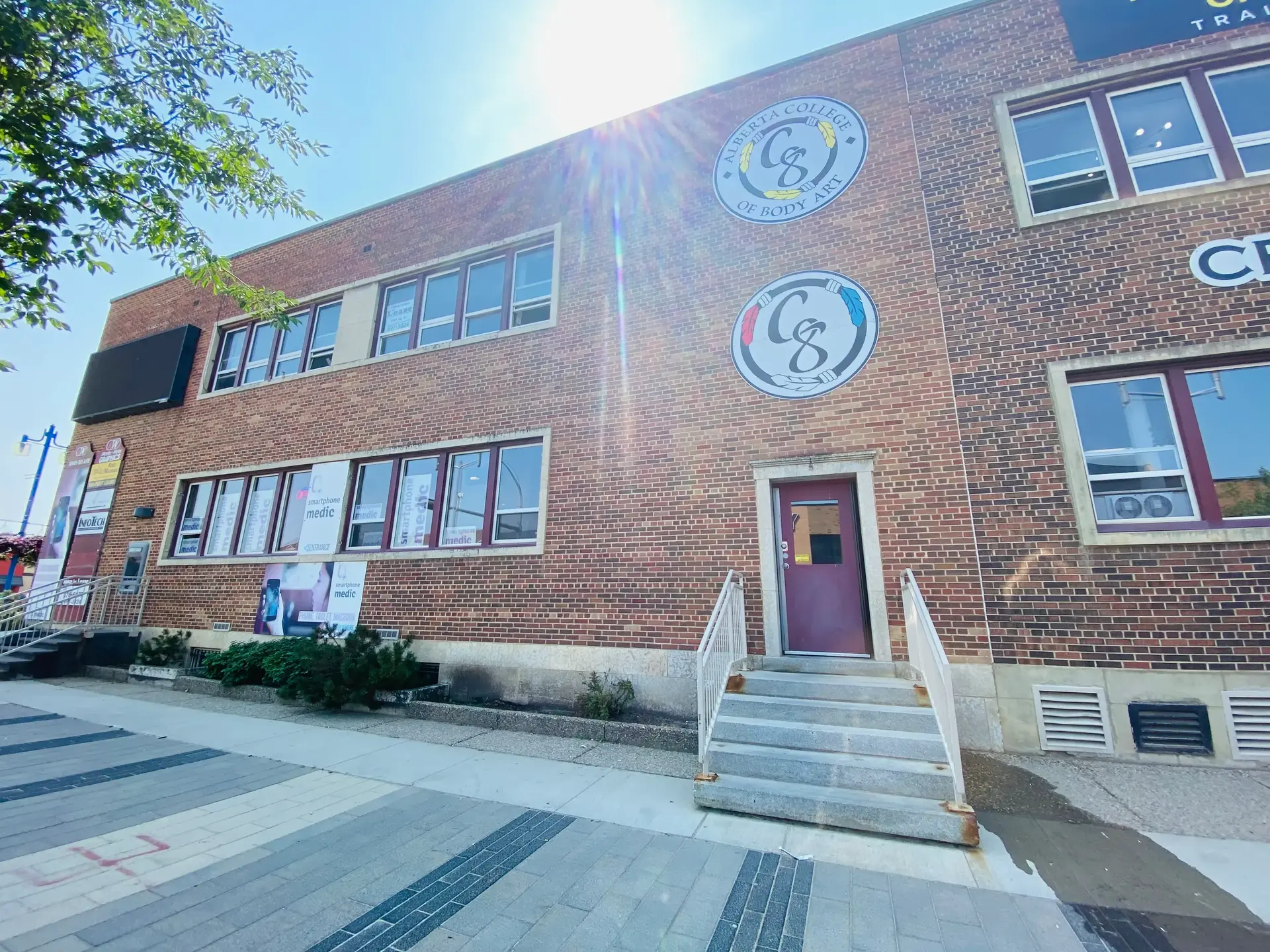 Professional window cleaning service in downtown Grande Prairie